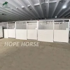 Portable Fabric Horse Stalls and Hinged Doors Horse Stables