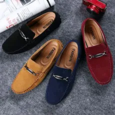 Professional Loafers Cow Moccasins Dress Leather Shoes with CE Certificate