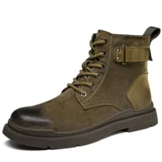 Custom Leather Tactical Water Resistant Non Slip Men Boots