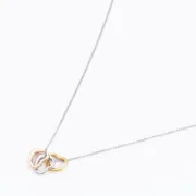 18K 14K Gold Necklace Fashion Jewelry 316 Stainless Steel Heart Pendant Necklace for Girls
