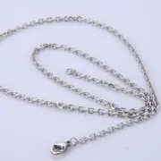 Popular Charm Stainless Steel Faceted Chain for Necklace Earring Jewelry Fashion Gift Craft Design
