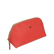 OEM Wholesale Personalised Customized Logo Leather Saffiano Cosmetic Bag