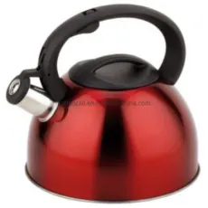Stainless Steel Whistling Kettle with Colored Body and Big Capacity 4.0L
