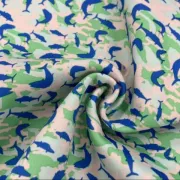 China Knitted Polyester Pique Polar Fleece Softshell Fabric Printed Fabric for Garment Fabric