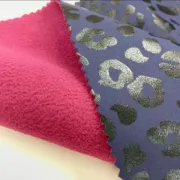 China Printed Leopard Fabric Polyester Fabric TPU Polar Fleece Fabric