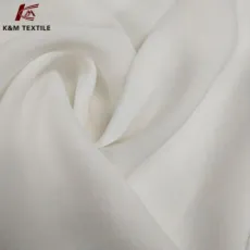 Pure Silk Georgette Small Jacquard 14m/M 100% Silk Plain Silk Fabric Summer Wear Female Silk Fabric