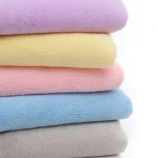 China Textile Knitted Soft 100% Polyester Coral Fleece Fabric Single Side Brushed Polyester Striped Jacquard Flannel Fleece Knitting Blanket Garment Fabric