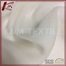 Pure Silk Fabric White 8mm 100% Silk Chiffon Fabric Ladies Spring and Summer Fashion Clothing Fabric Provide Custom China Factory