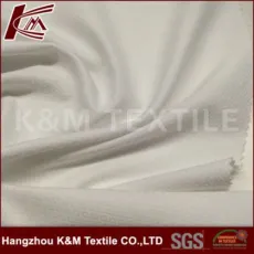 96%Polyester 4% Spandex Jacquard Spandex Elastic White Fabric