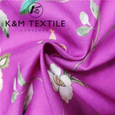 Diamond Pattern 30% Silk 70% Cotton Print Fabric