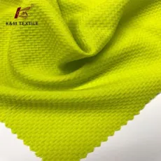 75D Dyed Double Wire Mesh Weft T400 Plaid Jersey Fabric