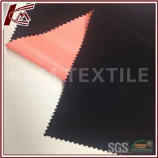 100% Polyester 50d Pongee Bonded with 20d Tricot Waterproof Fabric