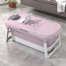 Folding Standing Adult Bathtub for Household Portable Storage Tubs