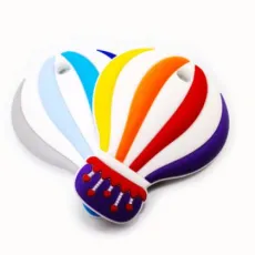 Hot Air Balloon Silicone Bracelet Necklace Pendant BPA Free Baby Teething Nursing Toy Silicone Teether