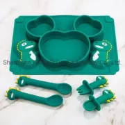 Tableware Food Holder Tray Children Food Container for Feeding Silicone Baby Plate