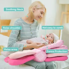 Portable Breastfeeding Baby Cushion Multifunction Nursing Layers Adjustable Feeding Pillow