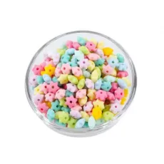 Spring Color Star Silicone Loose Beads for Jewelry Making DIY Wholesale