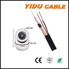 Coaxial Cable CCTV Security Camera Use Rg59 with Power Rg59 2c Cable