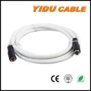 Semi Finished Coax Cable RG6 with Messenger