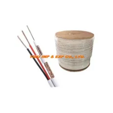 Factory Price Coaxial Cable Cu CCA Rg59 2c Power Wire for Setellite/Monitor/CCTV