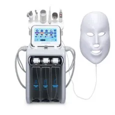 7 in 1 Multi-Functional Beauty Salon Equipment with Microdermabrasion LED Facial Mask