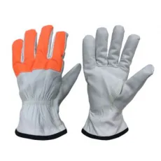A4 Anti-Cut Automotive Goatskin Leather Driver Gloves Auto Repair Gloves